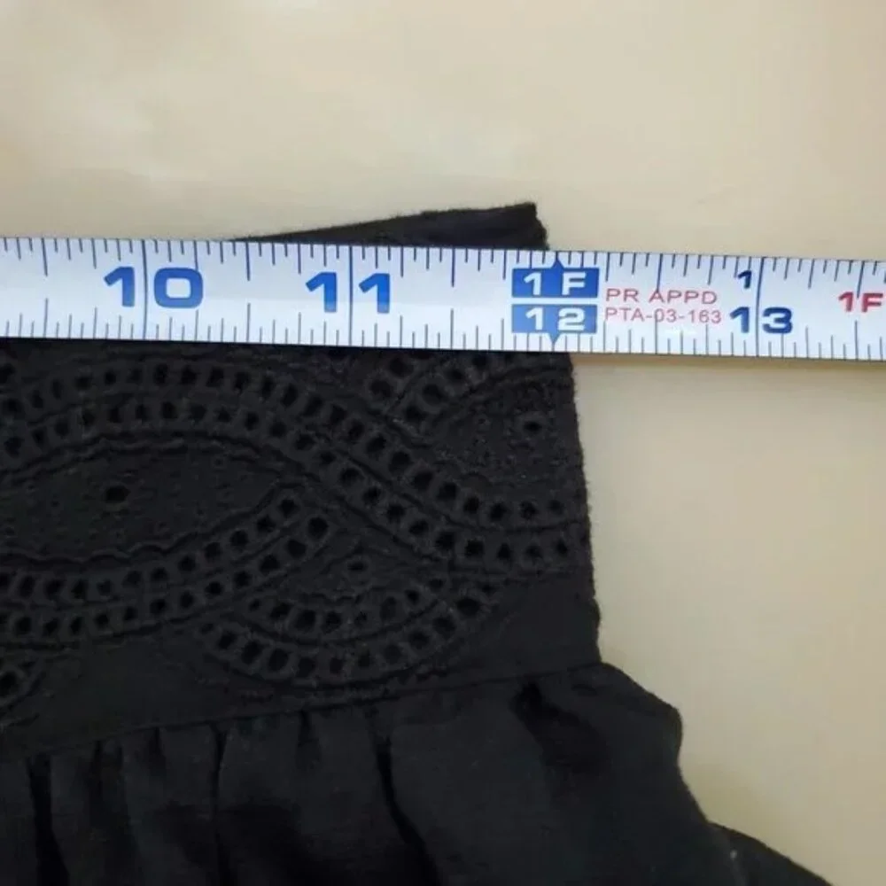 Keepsake The Label Moving On Embroidered Eyelet Tiered Mini Skirt Size XS NWT